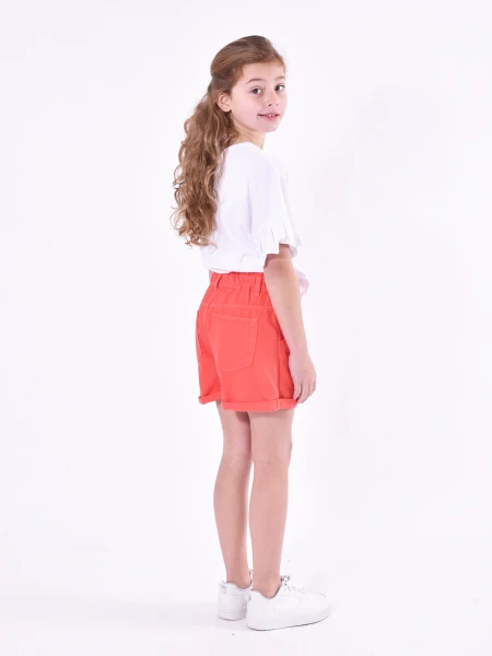 SHORT LORENZA ROJO