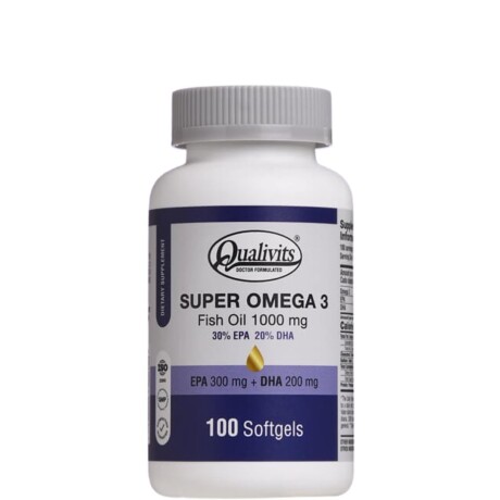 Super Omega 3 Fish Oil 1000mg X 100caps Qualivits Super Omega 3 Fish Oil 1000mg X 100caps Qualivits