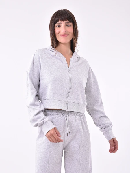 CAMPERA LITA GRIS MELANGE M