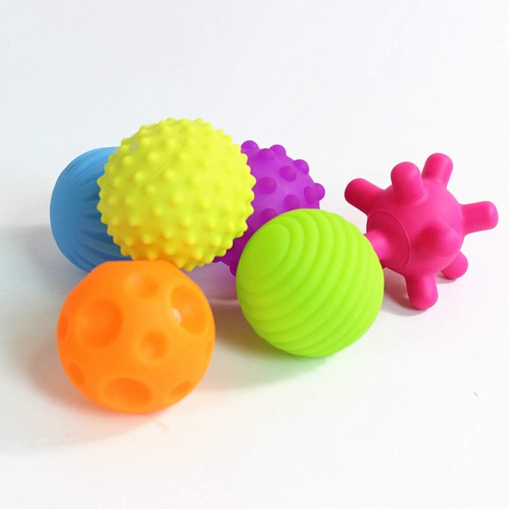 Set pelotas silicona estimulacion colores fuertes
