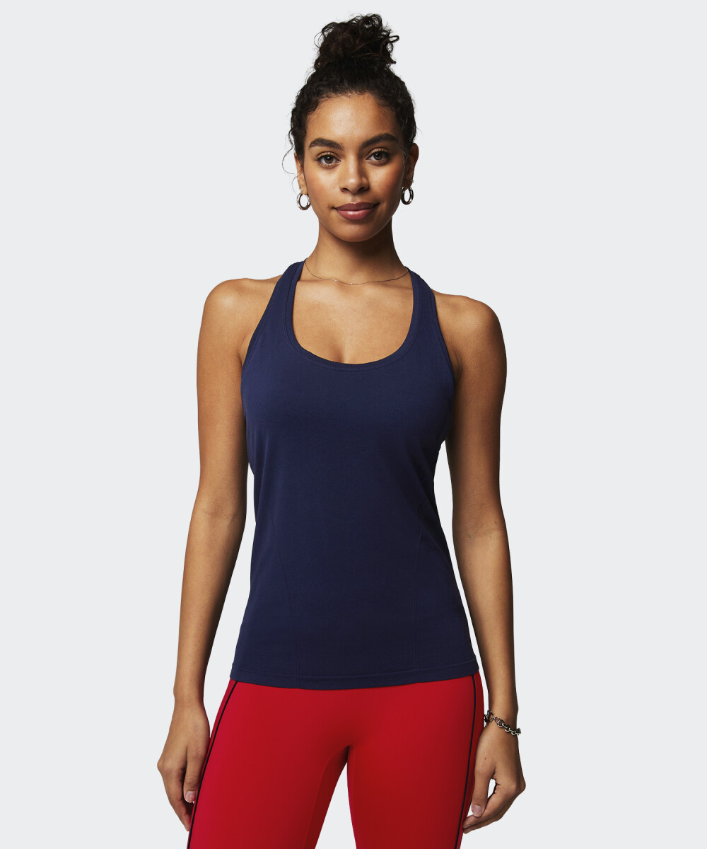 Musculosa Fabletics Tech+ Racerback - Azul 
