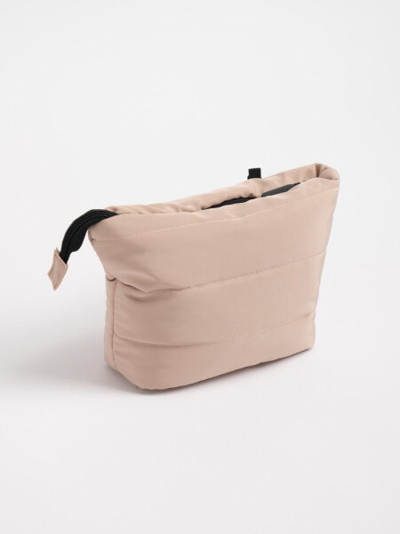 Necessaire capitoneado Beige