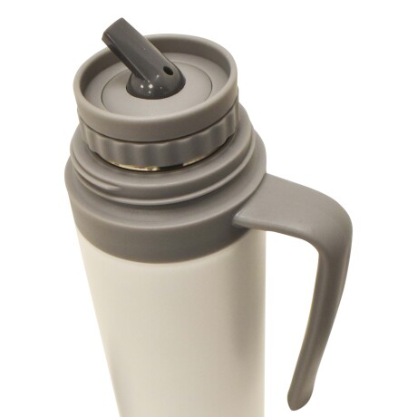 Termo Acero Inox 0.75L Manija Fija Mantiene Frío Calor Comet Blanco