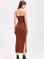 Vestido Runpia Marron Medio