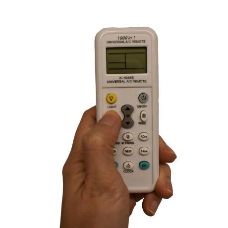 Control Remoto Universal De Aire Acondicionad Frio Calor Blanco