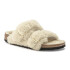 Sandalia Arizona Big Buckle Teddy - Regular Eggshell