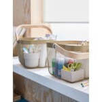 CESTO 24X24X28CM C/ASAS BEIGE CESTO 24X24X28CM C/ASAS BEIGE