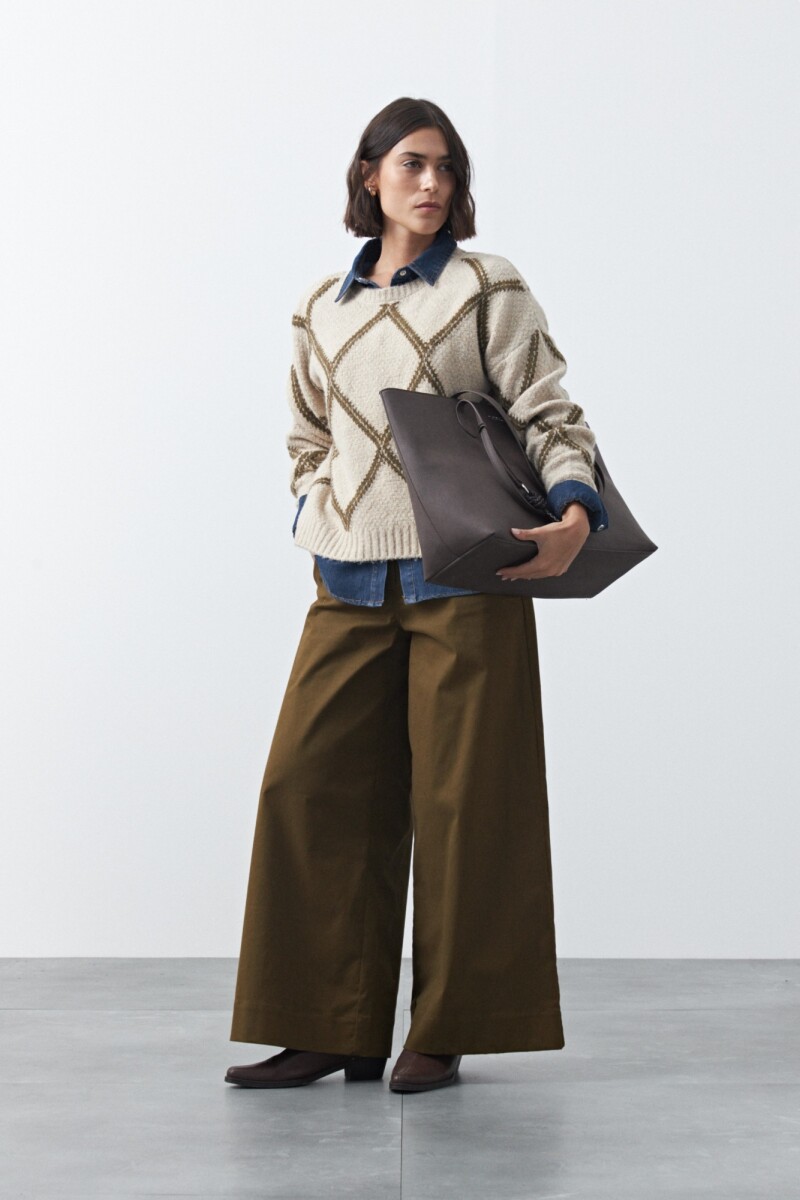SWEATER LITAS Beige Melange