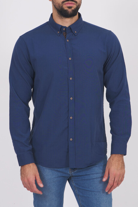 Camisa Oxford Blue