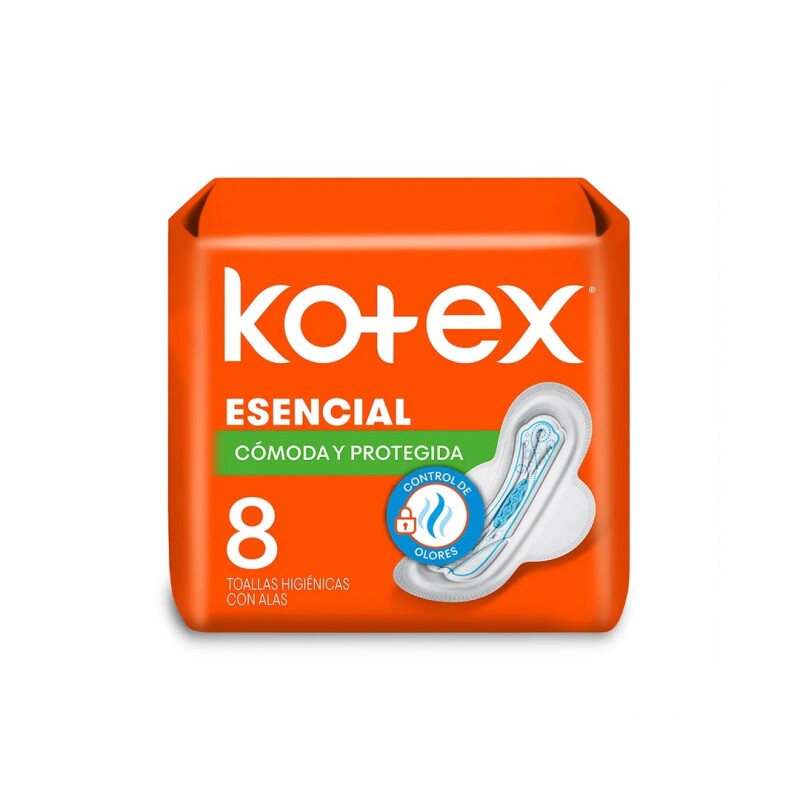KOTEX ESENCIAL NOR C/A X8 Kotex Esencial Nor C/a X8