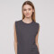 Remera Hortensia Gris Oscuro