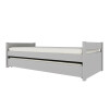 Cama Marinera Doublé 1 Plaza Madera Maciza - Linea Funcional Gris