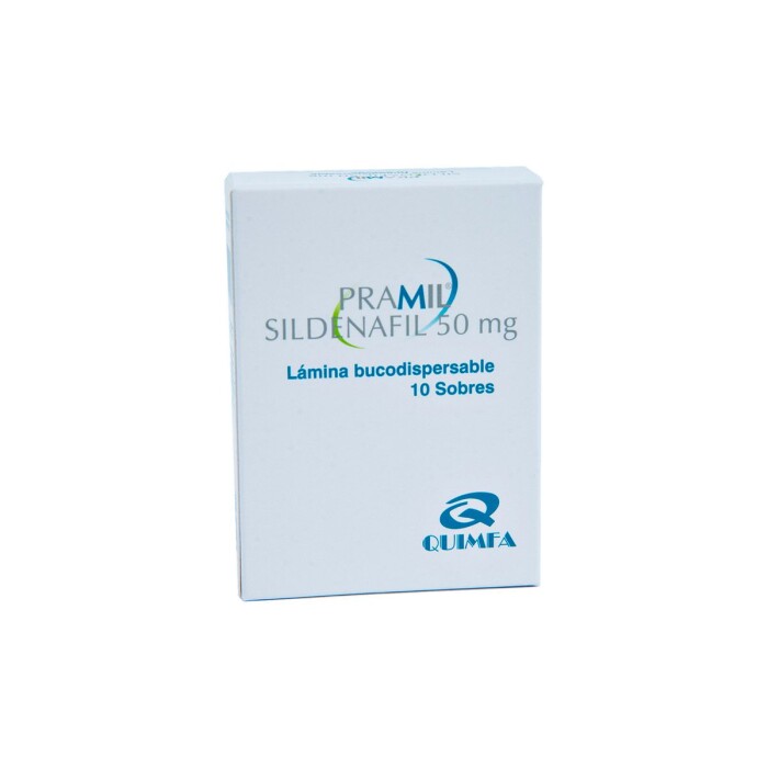 PRAMIL 50 MG. LAMINA BUCODISPERSABLE CJ única