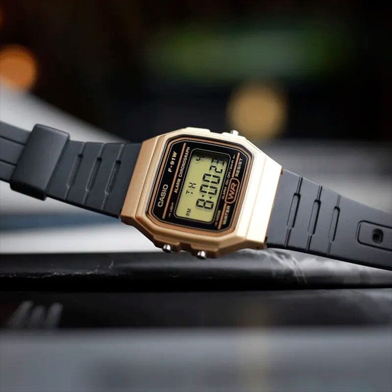 Reloj Casio Resina Digital Hombre F-91WM 9ADF