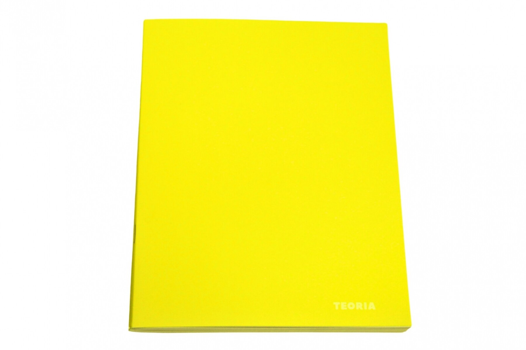 CUADERNO TEORIA 96 HOJAS TAPAS COLORES - TAPA AMARILLA 