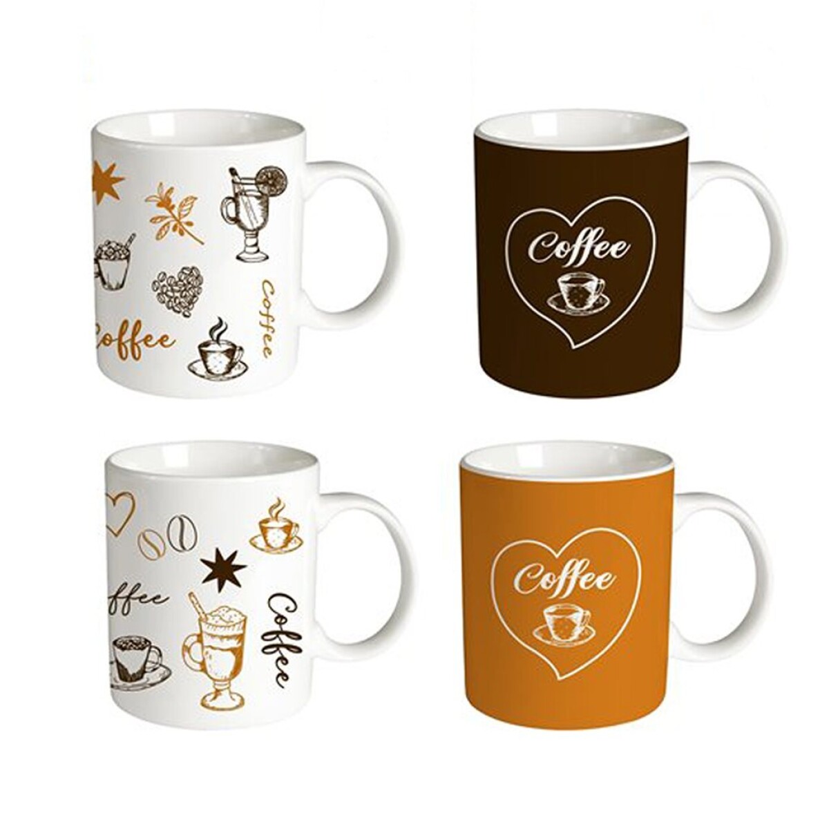 MUG RECTO 330 ML COFFEE 