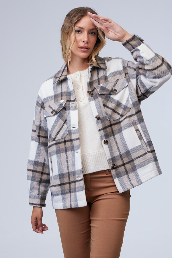 Sobrecamisa Cuadrille TOSTADO/MULTI