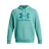 UA Rival Fleece Logo HD-RED GRN-482