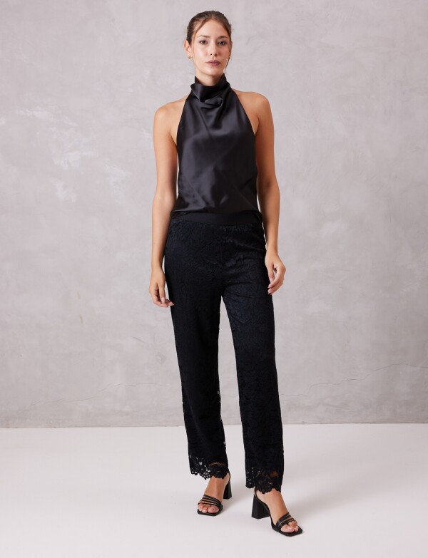 Pantalon Encaje NEGRO
