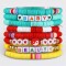 Pulsera Infantil Pack X8 Colores Pack 3