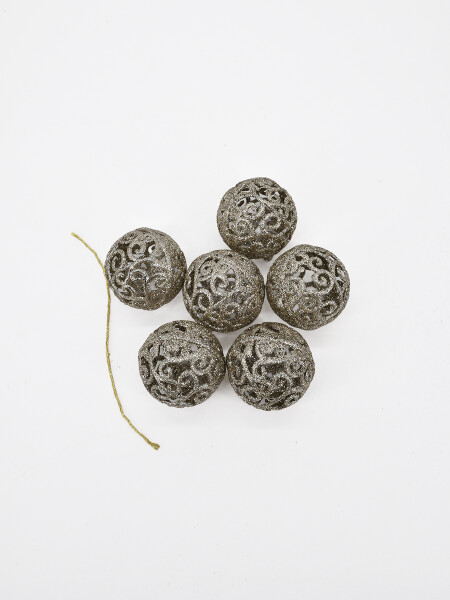 ADORNO COLGANTE SET X 6 DORADO