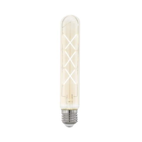 Lámpara LED tubo 4W filamentos tipo cruz E27 2200K EG2016