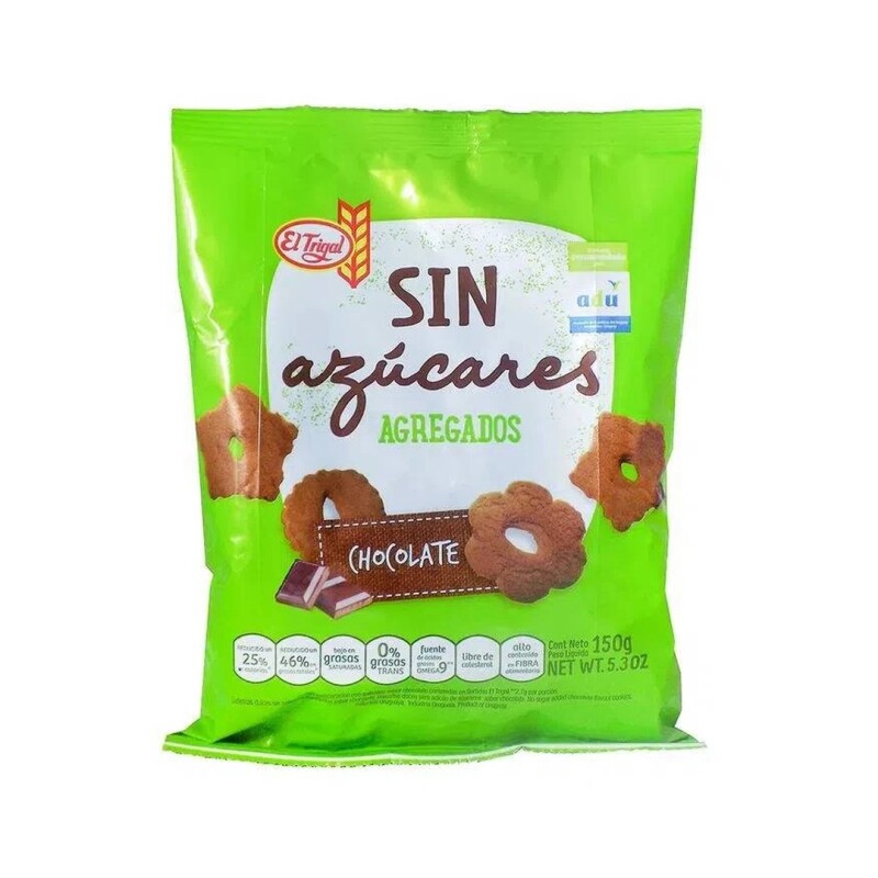 GALL.EL TRIGAL S/AZUCAR CHOCO. 150G Gall.el Trigal S/azucar Choco. 150g