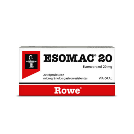 Esomac 20 mg 20 Caps | Alivio de la Acidez Estomacal Esomac 20 mg 20 Caps | Alivio de la Acidez Estomacal