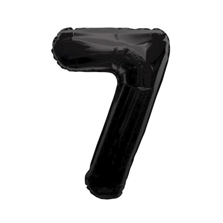 Globo Nº 7 Negro 75 cm Sc
