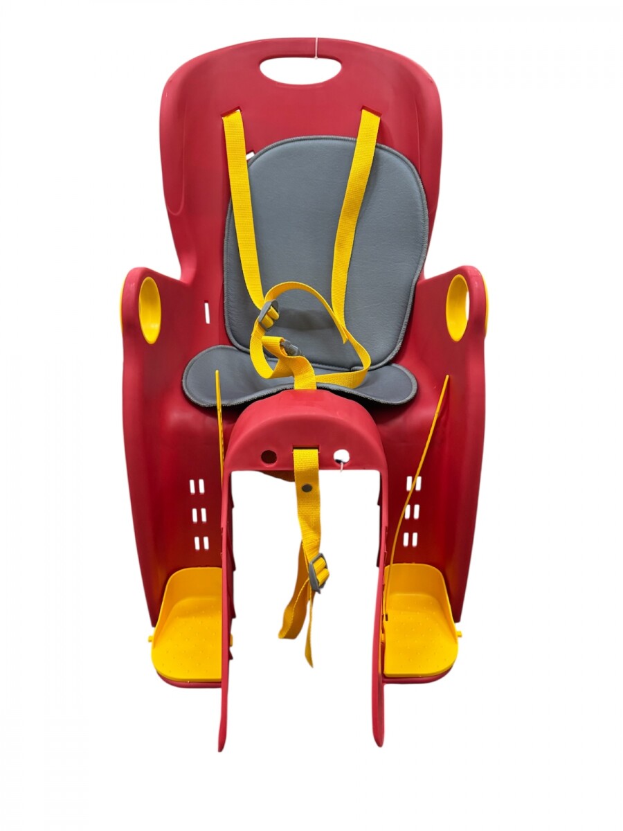 SILLA INFANTIL TRASERA PARA BICICLETA MOD. BQ-8 - ROJO 