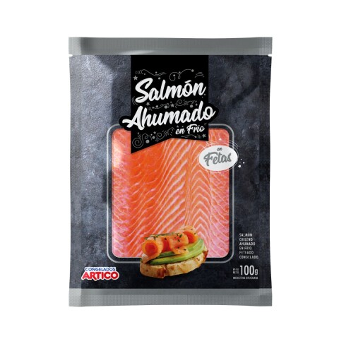 SALMON AHUMADO PREMIUM EN FETAS VAC PAC - 100 grs Salmon Ahumado Premium En Fetas Vac Pac - 100 Grs