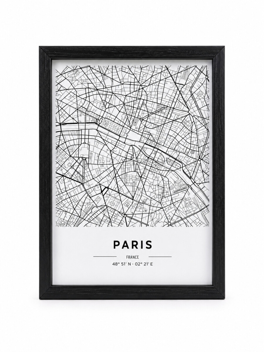 CUADRO PARIS - NEGRO 