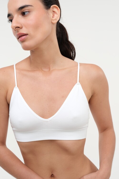 Bralette Palmer Blanco