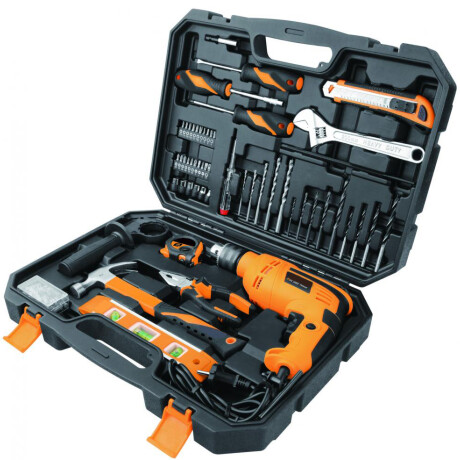 TOLSEN SET 95 PIEZAS TALADRO 13MM 710W + VALIJA XL Tolsen Set 95 Piezas Taladro 13mm 710w + Valija Xl