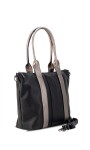CARTERA POLA NEGRO Y PELTRE