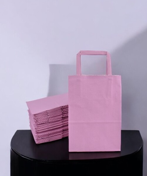 Pack x 50 - bolsa lisa 14x08x20 cm. PASTEL PINK