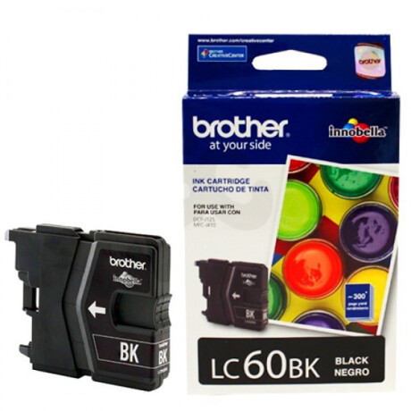 BROTHER LC60B MFC-J410/DCP-140/DCP-J125/MFC240C NEGRO Brother Lc60b Mfc-j410/dcp-140/dcp-j125/mfc240c Negro