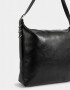 Shopper Cartera Shopper De Cuerina - Negro
