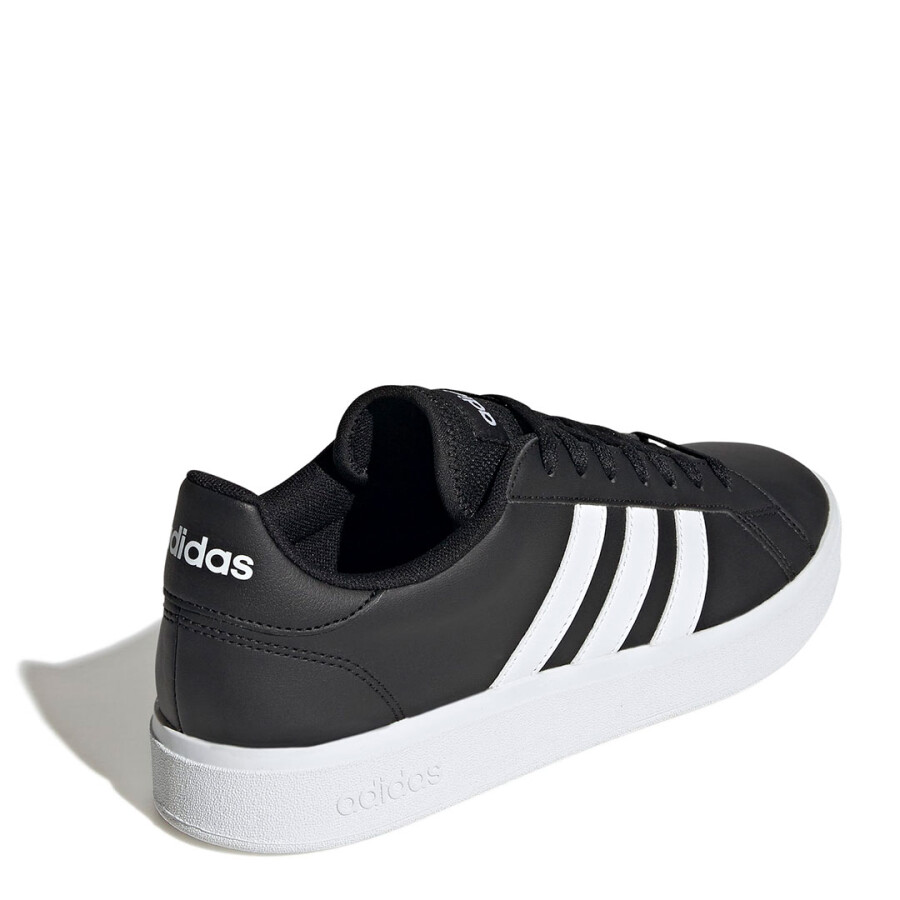 Championes de Hombre Adidas Grand Court Base 2.0 Negro - Blanco