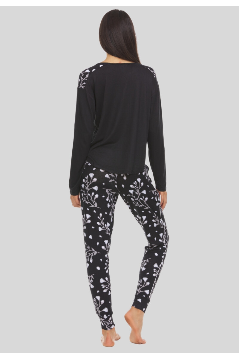 PIYAMA COMBINADO NEGRO