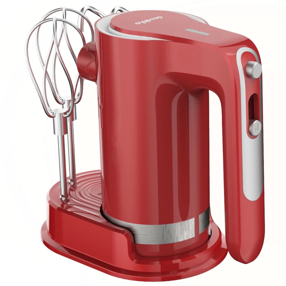 BATIDORA DE MANO INALAMBRICA A BATERIA DECAKILA KMMX006R ROJA 