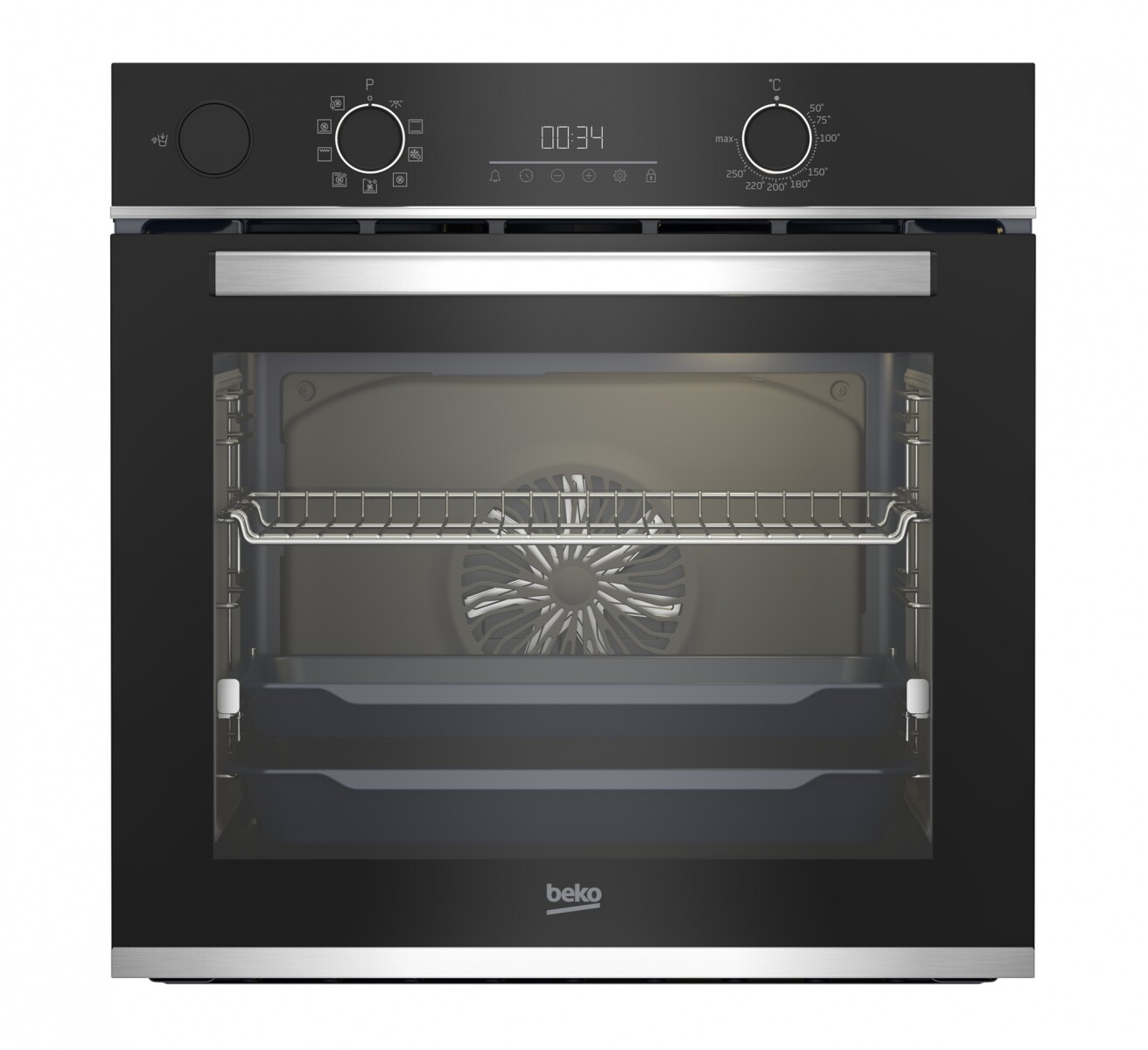 Horno de empotar 72 L con grill BEKO BBIE123001XD 