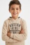 Buzo estampado BEIGE