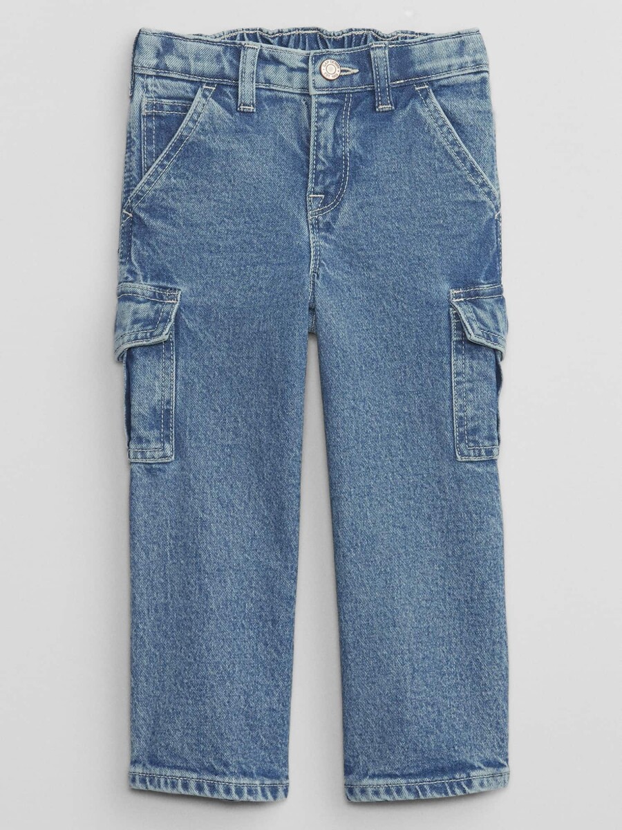 Jean Wide Leg Toddler Niña - Light Wash 