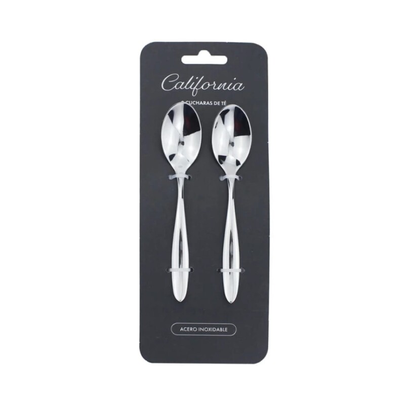 SET X2 CUCHARA DE TE 13.8CM ACERO CALIFORNIA SET X2 CUCHARA DE TE 13.8CM ACERO CALIFORNIA