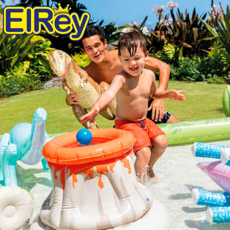 Centro De Juegos Inflable Piscina Intex Dinosaurios Inx056132