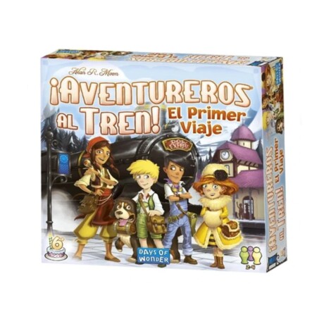 Juego de Mesa Asmodee Aventureros Al Tren Primer Viaje +6 001