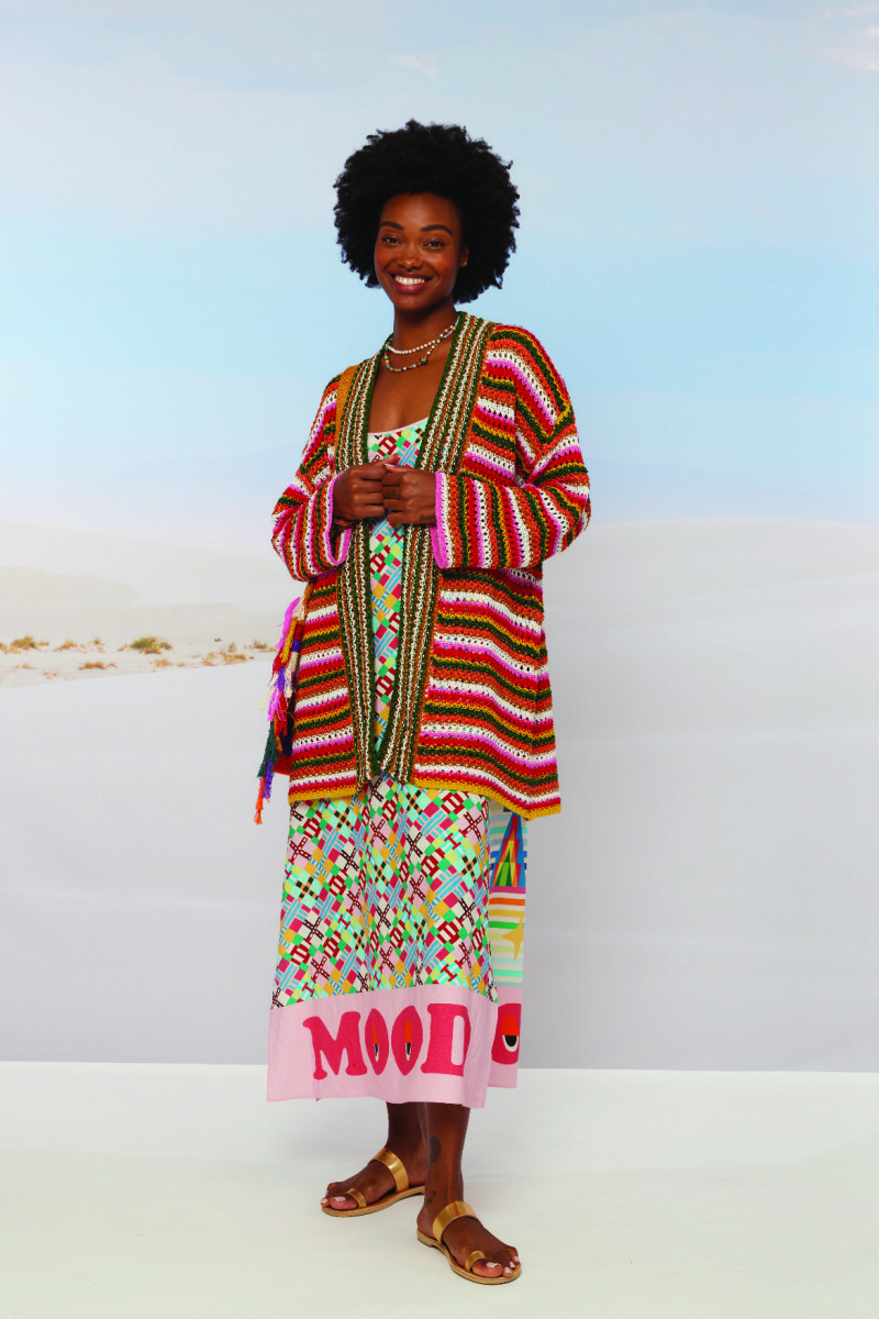 OPHELIA CROCHET CARDIGAN Multicolor