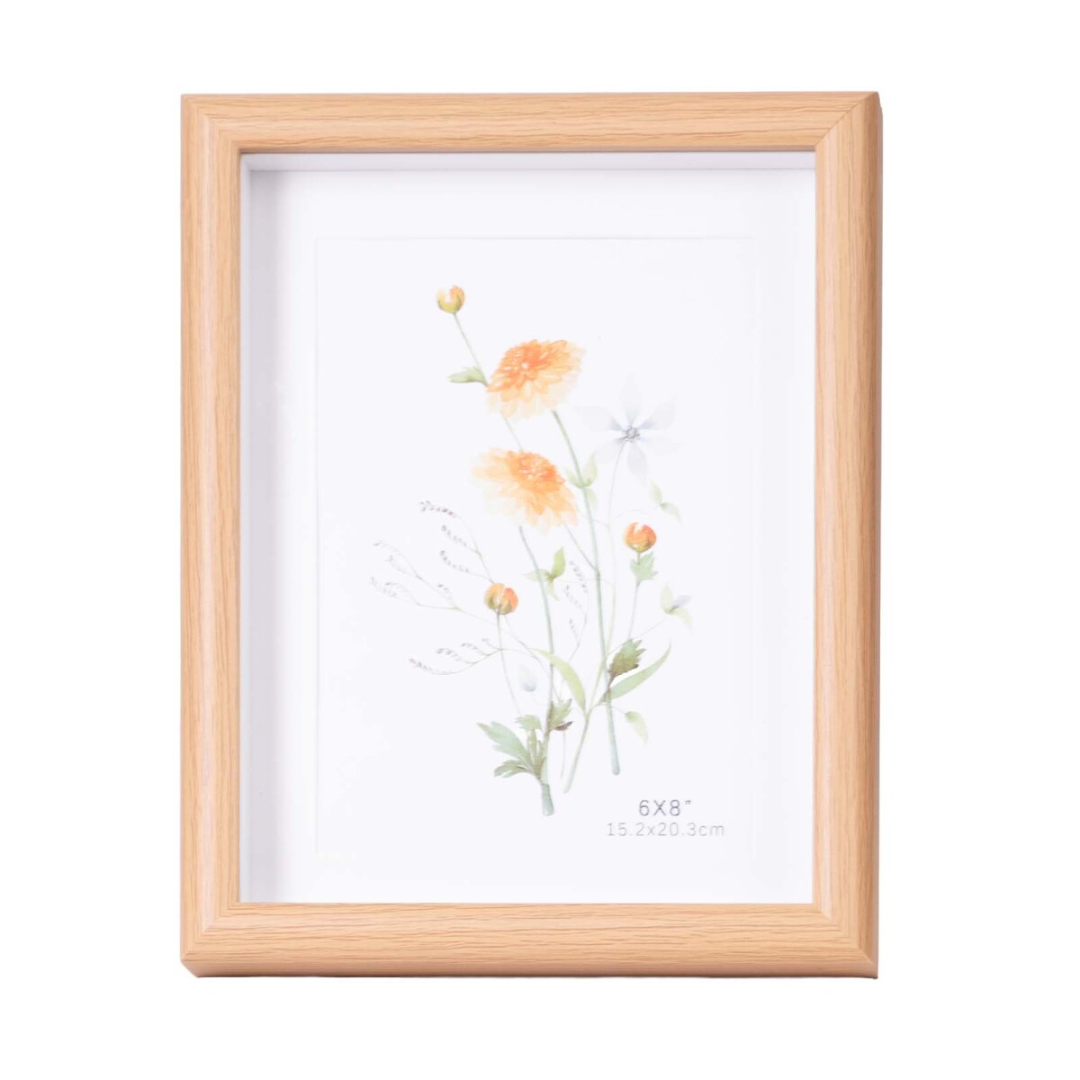 PORTARRETRATOS - VIDRIO-Y-MADERA MARRON 600 ML 