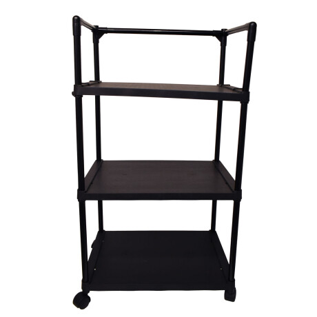 Estante Organizador 3 Niveles Multifuncional Cocina Baño Negro